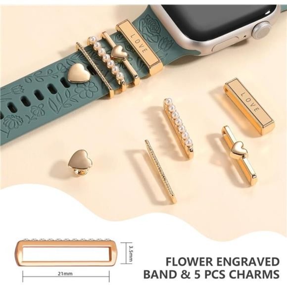 NEW Boho Apple iwatch band with Charms Series 10 9 8 7 6 5 4 3 2 1 main image 4
